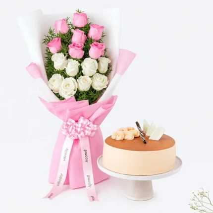 Cake & Flower Combo G-13