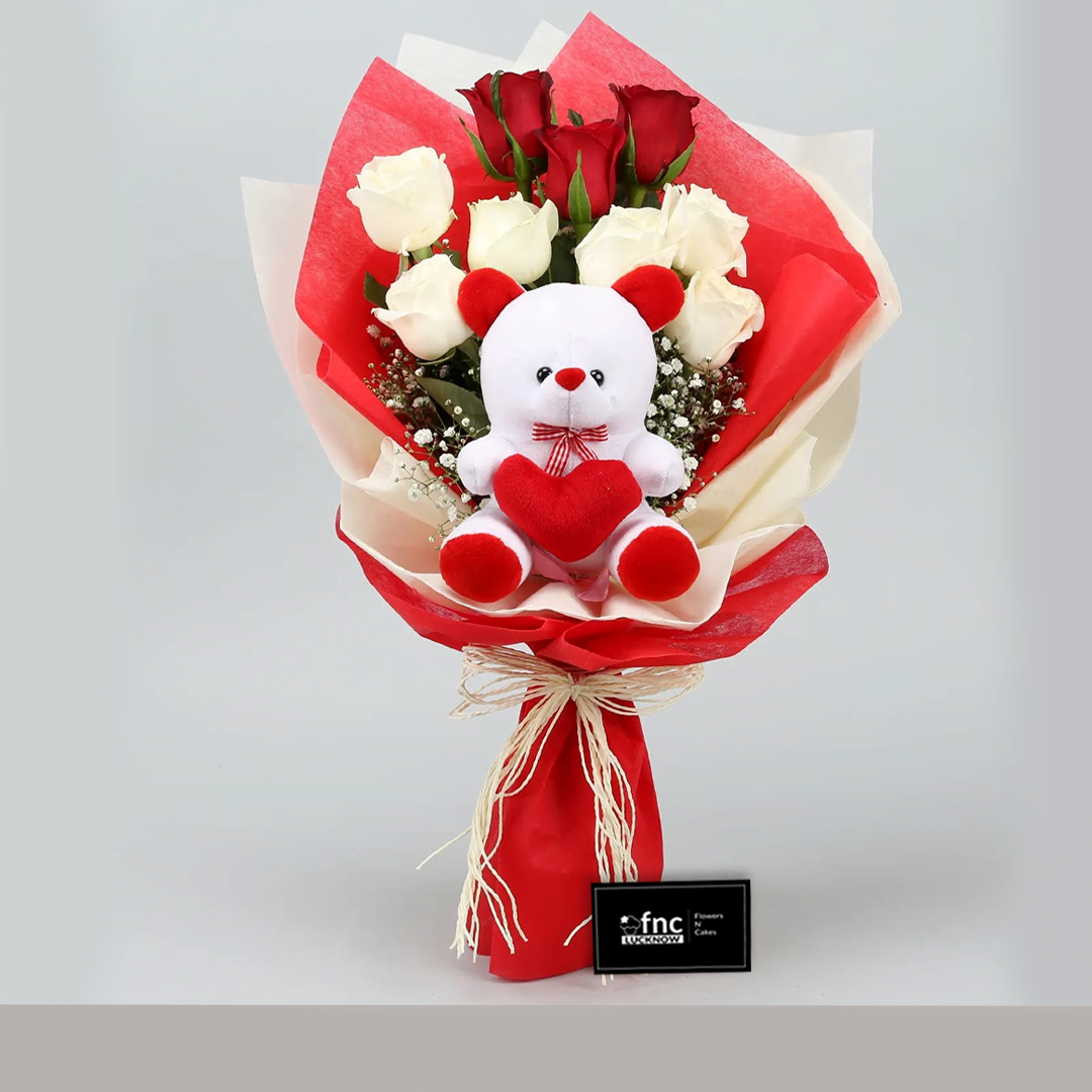 Tempting Teddy Bouquet